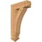 Ekena Millwork Thorton Arts & Crafts Smooth Bracket, Western Red Cedar, 3 1/2"W x 14"D x 22"H BKT04X14X22THR03SWR - alternate 1
